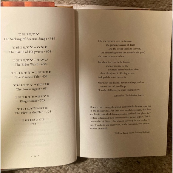 Book: Harry Potter and the Deathly Hallows, First Edition, July 2007 - Picture 14 of 16